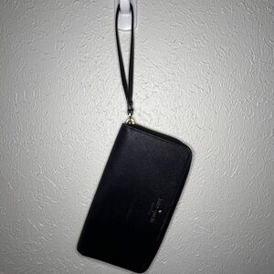 Kate Spade Black Wristlet Wallet